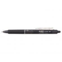 Pilot Boligrafo de gel borrable retractil Frixion Clicker - Punta de bola redonda 0.7mm - Trazo 0.4mm - Grip ergonomico - Color Negro (12 uds)