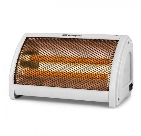 Orbegozo BP 3200 Estufa Ceramica Calor Instantaneo - Potencia 1000W - Dos Niveles de Calor - Asa de Transporte - Seguridad Antivuelco - Compacta y Eficiente