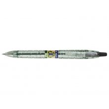Pilot Boligrafo de Bola Retractil B2P Ecoball BeGreen - Punta Redonda 1mm - Trazo 0.27mm - 86,64% de Plastico Reciclado - Recargable - Color Negro (10 uds)
