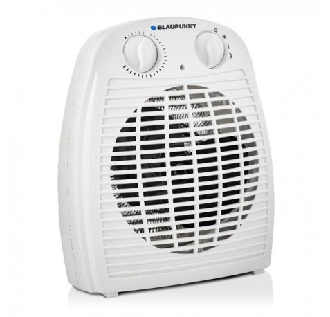 Blaupunkt Calefactor Portatil - Potencia 2000W - Temperatura Regulable - Funcion Ventilador - Termostato - Color Blanco
