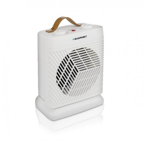 Blaupunkt Calefactor Portatil - Potencia 2000W - Temperatura Regulable - Antideslizante - Funcion Ventilador - Termostato - Oscilante - Color Blanco