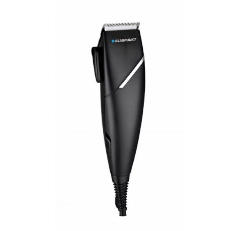 Blaupunkt Cortapelos Profesional - Potencia 15W - Palanca Lateral de Ajuste - Incluye Accesorios - Incluye Peines Guia - Cuchillas de Titanio - Color Negro