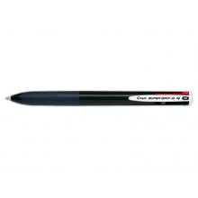 Pilot Boligrafo de Bola Retractil Super Grip G4 - 4 Colores - Punta 1.0mm - Trazo 0.27mm - Cuerpo Negro (12 uds)