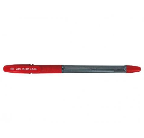 Pilot Boligrafo de Bola BPS-GP - Recargable - Punta Extra Ancha de 1.60mm - Trazo de 0.33mm - Color Rojo