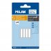 Milan Pack de 4 Gomas de Recambio para Portaminas - Compatible con Capsule y Compact - Color Blanco