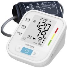 Medisana BU95E Tensiometro de Brazo Automatico - Medicion Oscilometrica Precisa con Deteccion de Arritmias - Pantalla Grande 65x50mm - Memoria 2 Usuarios x 90 Mediciones - Brazalete 22â??42cm