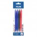 Milan P1 Touch Pack de 4 Boligrafos de Bola Retractiles - Punta Redonda 1mm - Tinta con Base de Aceite - Escritura Suave - 1.200m de Escritura - Color Azul x2, Negro y Rojo