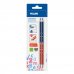 Milan Pack de 2 Lapices Bicolores - Color Rojo y Azul (12 uds)