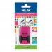 Milan Compact Touch Duo Afilaborra - 2 Gomas de Recambio - Cuchilla de Acero de Seguridad - Colores Surtidos