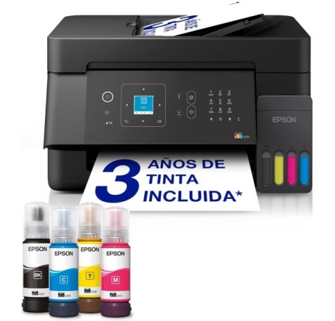 Epson EcoTank ET-4900 Impresora Multifuncion Color Fax WiFi 33ppm - ADF de 30 hojas