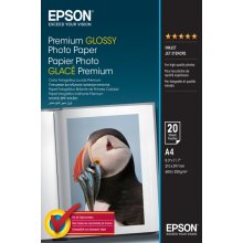 Epson Premium Glossy Photo Pack de 20 Hojas de Papel Fotografico - A4 - Gramaje de 255g/m2 - Acabado Brillante - Compatible con Impresoras Inkjet - Color Blanco Epson Premium Glossy Photo Pack de 20 Hojas de Papel Fotografico - A4 - Gramaje de 255g/m2 - Acabado Brillante - Compatible con Impresoras Inkjet - Color Blanco
