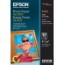 Epson Photo Glossy Pack de 50 Hojas de Papel Fotografico - 10x15cm - Gramaje de 200g/m2 - Acabado Brillante - Compatible con Impresoras Inkjet - Color Blanco