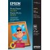 Epson Photo Glossy Pack de 500 Hojas de Papel Fotografico - 10x15cm - Gramaje de 200g/m2 - Acabado Brillante - Compatible con Impresoras Inkjet - Color Blanco