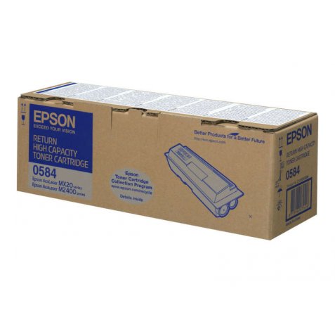 Epson Aculaser M2400 / MX20 Negro Cartucho de Toner Original - C13S050584 / C13S050582