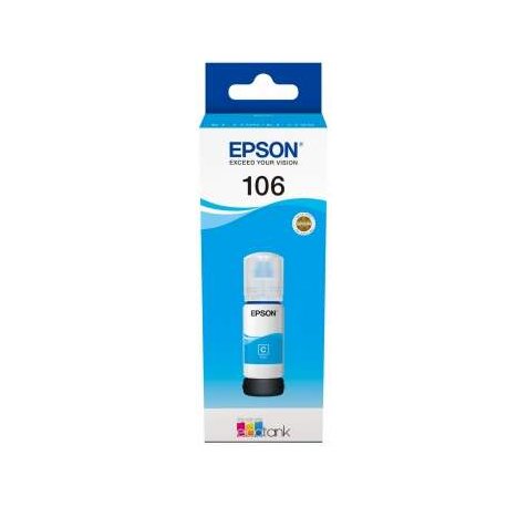 Epson 106 Cyan - Botella de Tinta Original C13T00R240