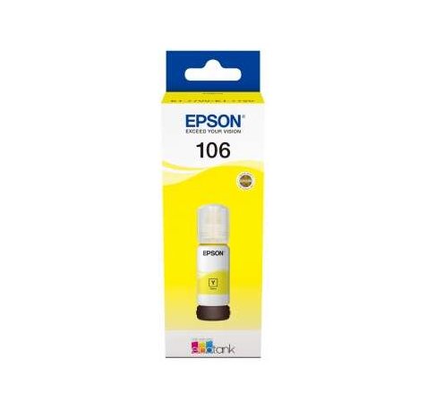 Epson 106 Amarillo - Botella de Tinta Original C13T00R440