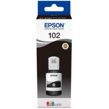 Epson 102 Negro - Botella de Tinta Pigmentada Original C13T03R140