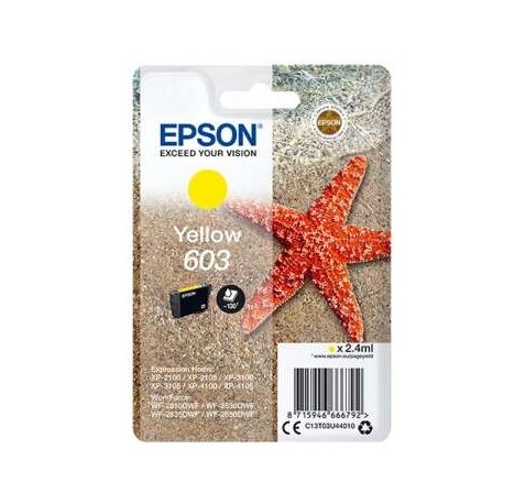 Epson 603 Amarillo Cartucho de Tinta Original - C13T03U44010