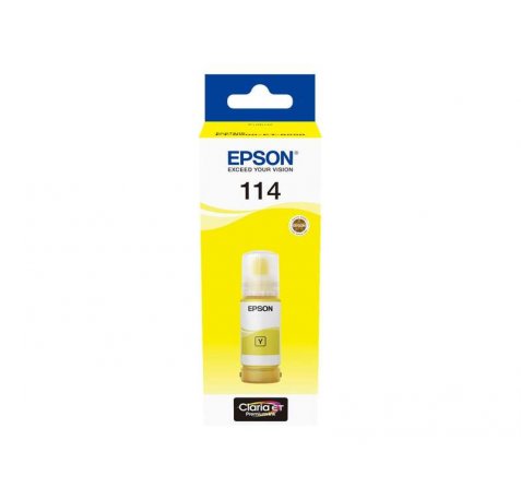 Epson 114 amarillo | Botella de tinta pigmentada original -