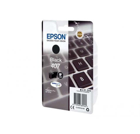 Epson 407 Negro Cartucho de Tinta Original - C13T07U140