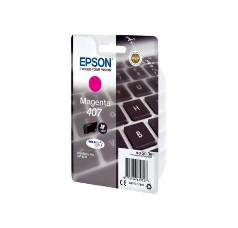 Epson 407 Magenta Cartucho de Tinta Original - C13T07U340