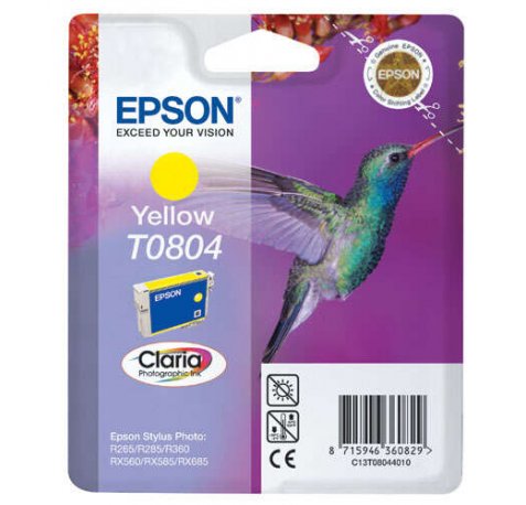 Epson T0804 amarillo | Cartucho de tinta original -