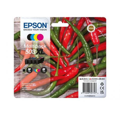 Epson 503XL Pack de 4 | Cartuchos de tinta originales -
