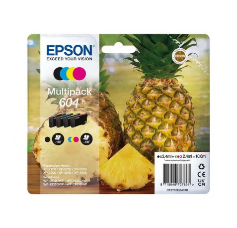 Epson 604 Pack de 4 | Cartuchos de tinta originales -