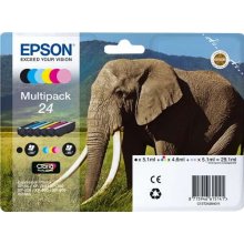 Epson T2428 (24) Pack de 6 | Cartuchos de tinta originales -