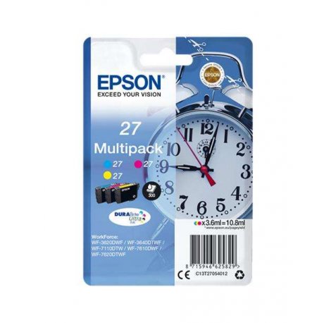 Epson T2705 (27) Pack de 3 | Cartuchos de tinta originales -