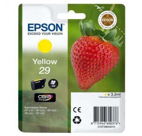 Epson T2984 (29) amarillo | Cartucho de tinta original -