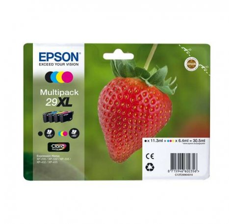 Epson T2996 (29XL) Pack de 4 | Cartuchos de tinta originales -