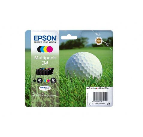Epson T3466 Pack de 4 | Cartuchos de tinta originales -