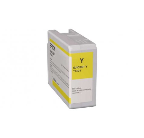 Epson SJIC36P Amarillo Cartucho de Tinta Original - C13T44C440/SJIC36P(Y)