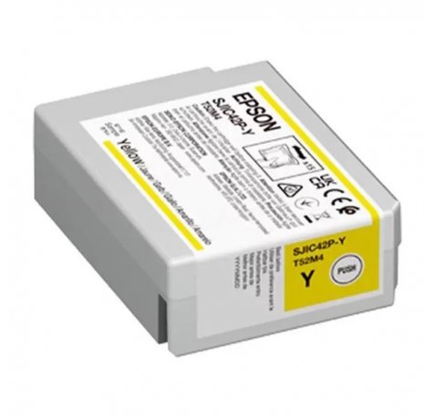 Epson SJIC42P-Y Amarillo Cartucho de Tinta Original - C13T52M440