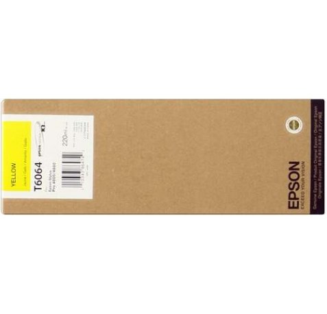 Epson T6064 Amarillo Cartucho de Tinta Original - C13T606400