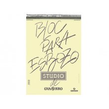 Canson Bloc de Dibujo para Esbozo de 100 Hojas A4 - 21x29.7cm - 90g - Color Blanco