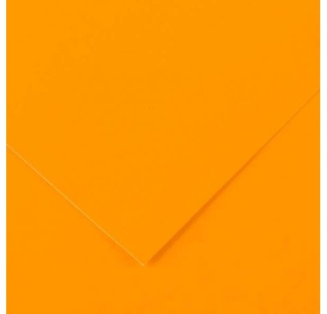 Canson Guarro Pack de 25 Cartulinas Iris A4 de 185g - 50x65cm - Color Naranja Fluo