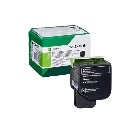 Lexmark C2425 / C2535 / MC2425 / MC2535 / MC2640 Negro Cartucho de Toner Original - C242XK0