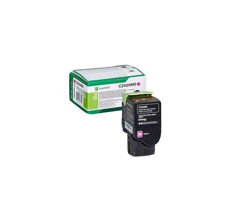 Lexmark C2425 / C2535 / MC2425 / MC2535 / MC2640 Magenta Cartucho de Toner Original - C242XM0