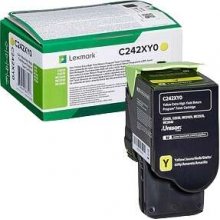 Lexmark C2425 / C2535 / MC2425 / MC2535 / MC2640 Amarillo Cartucho de Toner Original - C242XY0