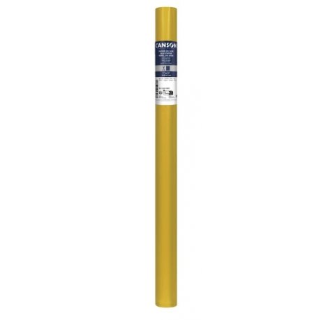 Canson Rollo de Papel Seda 17g/mÂ² - Rollo de 50x500cm - Ideal para Manualidades y Decoracion - Color Oro