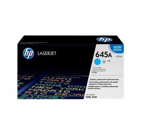HP C9731A Cyan Cartucho de Toner Original - 645A
