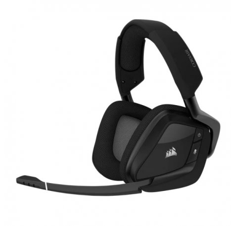 Corsair Void Elite Wireless Auriculares Gaming Inalambricos con Microfono - Conectividad Inalmabrica 2.4Ghz - Sonido Inmersivo 7.1 - Autonomia hasta 16h - Color Gris Carbon