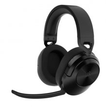 Corsair HS55 Wireless Auriculares Gaming Inalambricos con Microfono - Conectividad Bluetooth 5.4 e Inalmabrica 2.4Ghz - Sonido Inmersivo 7.1 - Autonomia hasta 24h - Color Carbon