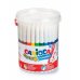 Carioca Bravo Pack de 60 Rotuladores - Cuerpo Octogonal Maxi - Tinta Superlavable - Punta Maxi 6mm Bloqueada - Tapa Ventilada - Color Varios