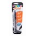 Carioca Oops Boligrafo Borrable - Tinta Termo Sensible - Empuñadura Texturizada - Punta de 0.7mm - Doble Goma - Recambios Compatibles - Color Negro