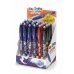 Carioca Oops Expositor de 24 Boligrafos Borrables - Termo Sensible - Empuñadura Texturizada - Punta de Ø 0.7mm - Doble Goma - Recambios Compatibles - Color Varios