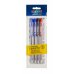 Pack Carioca Sfera Pack de 4 Boligrafos Retractiles - Punta Ø 1mm - Boligrafos Retractiles - Click Facil y Comodo - Escritura Suave y Fluida - Color Varios