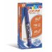 Carioca Oops Boligrafos Borrables - Termo Sensible - Empuñadura Texturizada - Punta de Ø 0.7mm - Doble Goma - Recambios Compatibles - Color Azul (12 uds)